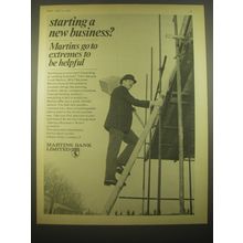 1966 Martins Bank Ad - Starting a new business?
