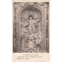 Saint Ignazio Ignatius Di Loiola Loyola Canova Model Rome Old Italian Postcard