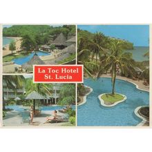 La Toc Hotel St Lucia West Indies Postcard