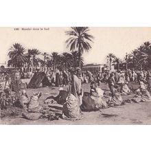 Marche Dans Le Sud African Markets Old Postcard