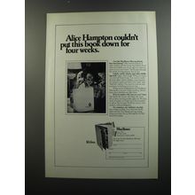 1976 Mayflower Moving Ad - Alice Hampton couldn't put this book down