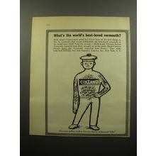 1955 Cinzano Vermouth Ad - What's the world's best-loved vermouth?