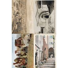 Jerusalem Bethlehem Aerial Palestine Camels 4x Old Postcard s