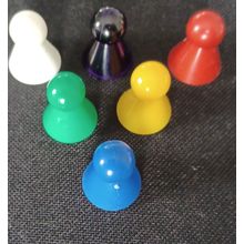 1970S WADDINGTONS CLUEDO SPARE PARTS, PLAYER PIECES,ALL 6"PRICE INCLUDES UK POST