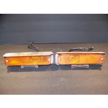 1969 CHRYSLER TOWN & COUNTRY FRONT TURN SIGNAL ASSY PAIR OEM 300 NEW YORKER