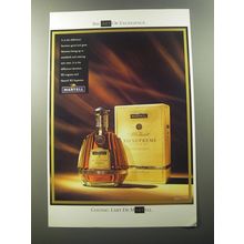 1992 Martell XO Supreme Cognac Advertisement - The Art of Excellence