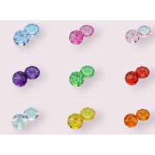 12mm Acrylic Crystal Style Gem Buttons Knitting Replace Many Colour Choices