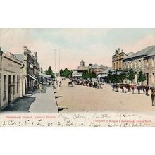 Somerset Street Aliwal North South Africa Local Old Postcard