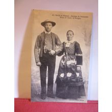 WEDDING costume BRETAGNE, Brittany, France..used postcard 1928 pm =