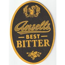 BEER MAT - ANSELLS BREWERY - BEST BITTER - (Cat No 181) - (1987)