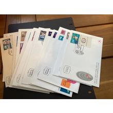 ICOLLECTZONE Israel 25 MINT Mostly Tabs FDC #1 (A100)