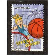 AUS 2009 55c 'LETS GET ACTIVE' FINE USED (EBID29-089)