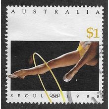 AUS 1988 $1.00 'OLYMPICS' FINE USED (EBID66-566)