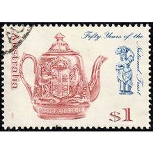 Australia 1995 National Trust $1.00 Used Stamp Kettle