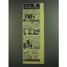 1955 Dairy Association Company Kow-Kare Ad - Poor Hay
