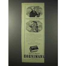 1958 Hornimans Tea Ad - You Look Pleased, Mr. Punch
