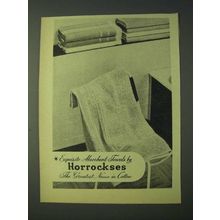 1958 Horrockses Towels Ad - Exquisite Abbsorbent Towels by Horrockses