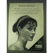 1958 Dial Soap Ad - Wonderful Dial Soap?