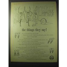 1958 Imperial Chemicals Industries Ad - The Things They Say