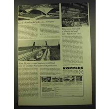 1963 Koppers Ad, Penacolite Adhesive, Wolmanized Lumber
