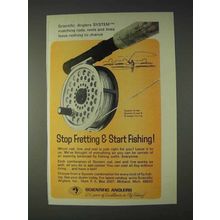 1970 Scientific Anglers Ad - System 5 Rod, Reel