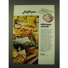 1973 Kraft Ad - Blue Cheese Dressing, Grape Jelly