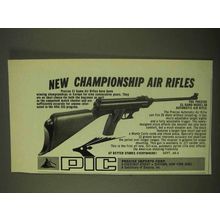 1974 PIC El Gamo Model 68 Air Rifle Ad - Championship