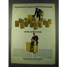 1974 Sears Kenmore Compactor Ad - Nasty Garbage