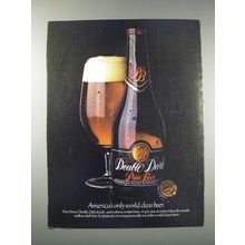 1981 Double Dark Beer Ad - America's Only World Class