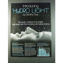1981 Dorothy Gray Hydro Light Ad - Moisture and Protein