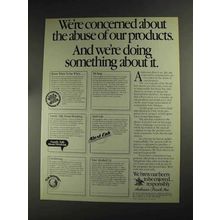 1992 Anheuser-Busch Beer Ad - Abuse of our Products