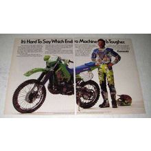 1992 Kawasaki KDX200 Motorcycle Ad - Larry Roeseler