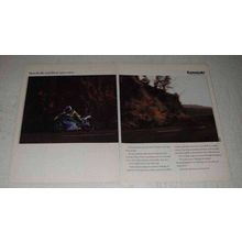 1992 Kawasaki Ninja ZX-7 Motorcycle Ad - A Curve