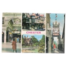 multiview, CHESTER CHESHIRE unused vintage postcard by E T W Dennis /