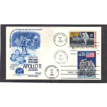 FDC Fleetwood Apollo 11 C76 2419 Moon Landing (Cachet-U/A) CV42378