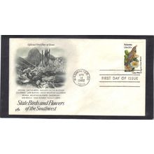 FDC Art Craft 1955 20c Cactus Wren (Cachet-U/A) CV00123