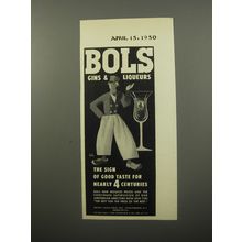 1950 Bols Gins & Liqueurs Advertisement - art by Vladimir Bobri