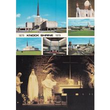 Knock Shrine County Mayo Irish 1879-1979 Ghost Apparition 2x Postcard