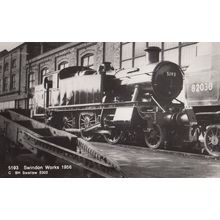 LNWR 4-4-2T No 6808 at Swindon Works Railway Real Photo Old Train Postcard