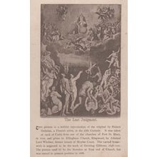 The Last Judgement Exhibit Antique Postcard