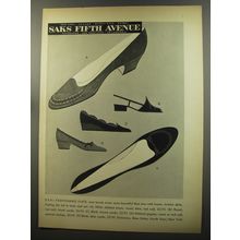 1953 Saks Fifth Avenue Shoes Advertisement - S.F.A.'s Fashionable Flats