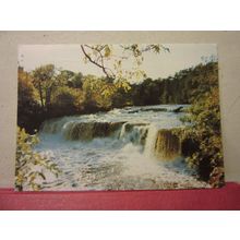 AYSGARTH FALLS, YORKSHIRE used postcard, by Judges 1990 pm =