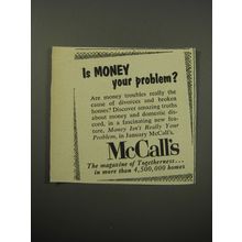 1955 McCall's Magazine Ad - Is Money your problem?