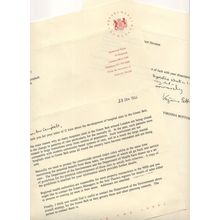 Virginia Bottomley MP NHS London Hospitals Mentally Ill 1992 Hand Signed Letter