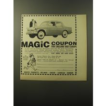 1960 Rootes Motors, Inc. Advertisement - Magic Coupon for England and Europe