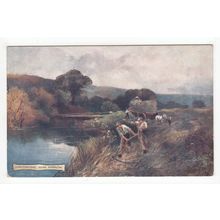 Haymaking near Marlow Rural Workers 1906 Tucks Oilette Art Postcard 7020