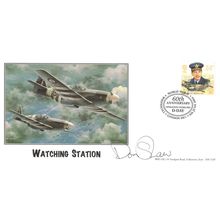 Don Shaw Watching Station P51 D-Day Bomber Pilot LTD TO 50 Hand Signed FDC