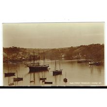 Cornwall postcard Fowey Harbour