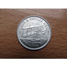Shell Kittyhawk 1903 Wilbur & Orville Wright Token (e25)