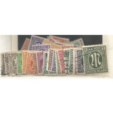 GERMANY SET #3N1-20 SCARCE-RARE?? COMPLETE SET USED BEAUTIFUL